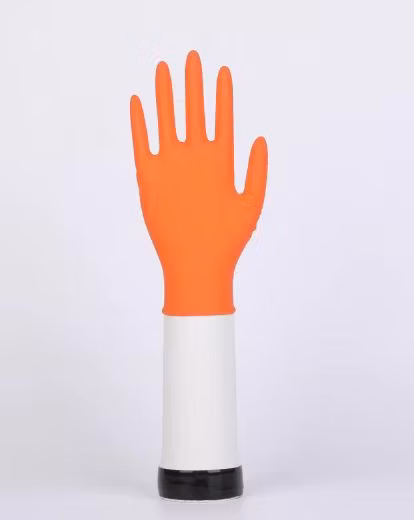 Medical Supply Powder Free Medical Disposable Blue Examination Nitrile Gloves Exam Glove