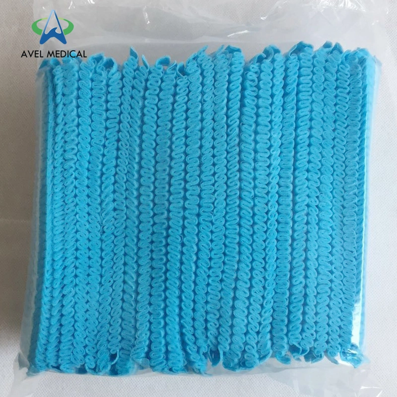 High-Quality Wholesale Dental/Nursing/Space/Mob/Work Nonwoven Disposable Dustproof PP Hats Clip Bouffant Round Cap